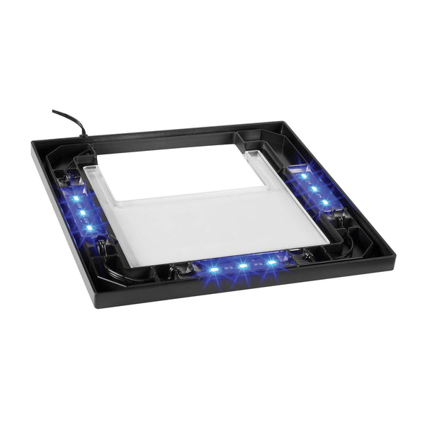 Aqueon NeoGlow 7.5G LED Hood and Power Adapter-LEDs are blue in color